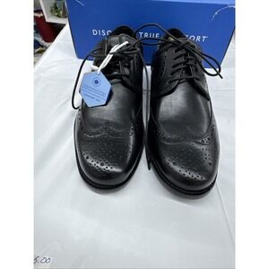 Nunn Bush Mens Size 9 M Black Leather Wing Tip Oxford Dress Shoes NELSON NEW